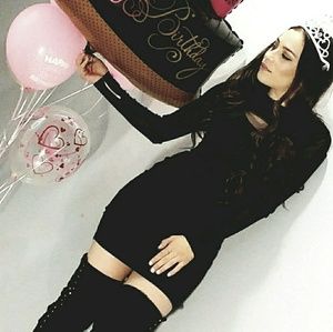 Gorgeous black mini dress
